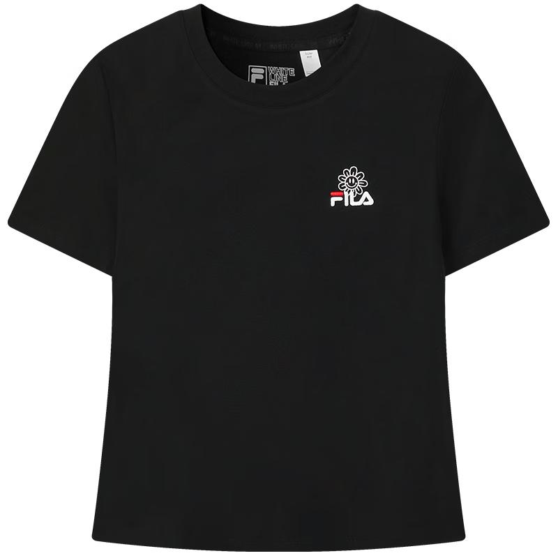 FILA Women's Slim-Fit Knit Short Sleeve T-Shirt