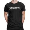 Megadeths Logo T Shirts Men's Pure Cotton Funny T-Shirt O Neck Tees Short Sleeve Clothing Party