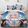 Kawaii Anime Sexy Girl Bedding Set Boys Girls Twin Queen Size Duvet Cover Pillowcase Bed Kids Adult Fashion Home Textileextile