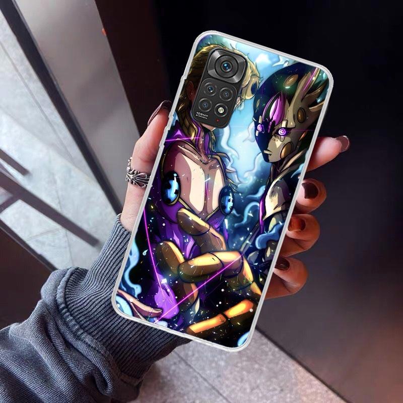 

JoJo s Bizarre Adventure Hot Anime Phone Case For Xiaomi Redmi Note 10 11 12 13 14 15 Pro Plus 11S 12S 14S 11T 11E 10S Soft TPU Note 14 Pro Plus