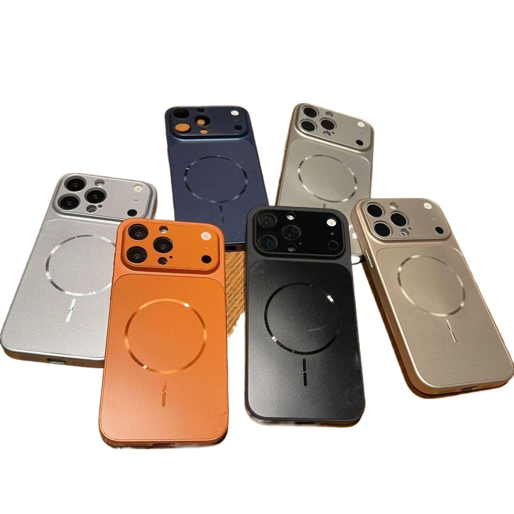 17-Window Magnetic Acrylic Case for Apple 14/15/16/17 Pro Max – Full Protection