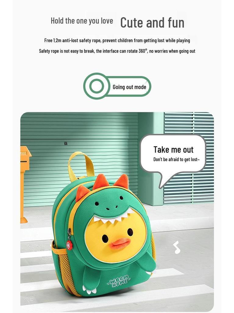 Adorable Animal Backpack for Toddlers 1-3 Years: Perfect for Kindergarten, Senior, and Junior Classes