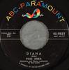 7inch Record PAUL ANKA  Diana  Dont Gamble With Love 459831 ABCParamount 1957 US Rock Used