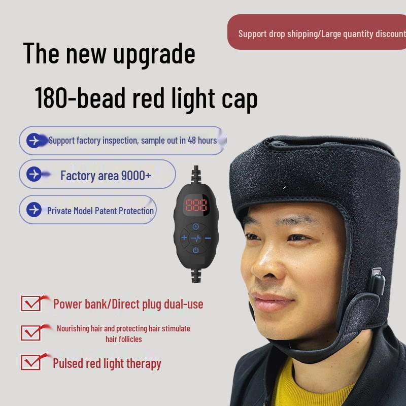 Red Light Laser Anti-Hair Loss Hair Growth Cap with Oil Control and Nourishing Care