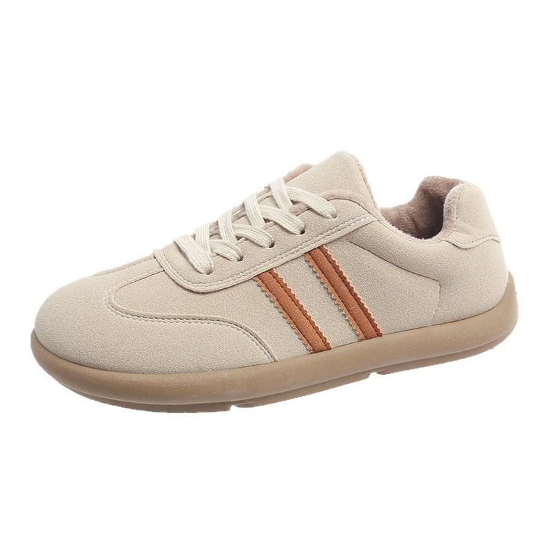 Forrest Gump Shoes Women's Shoes 2025 New Autumn and Winter Popular Versatile Retro German Training Shoes Women's Velvet Casual Board Shoes Women