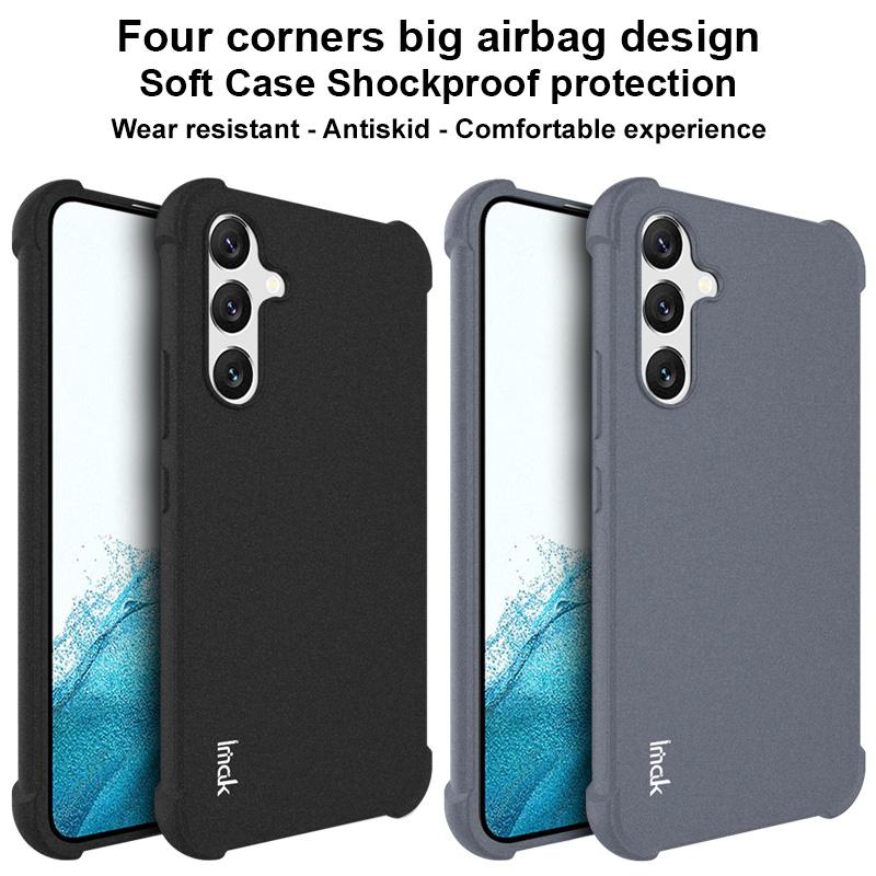 IMAK For Samsung Galaxy A54 5G Four Corners Airbag Drop-proof Case Soft TPU Matte Surface Protective Cover
