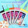 Universal Waterproof Phone Pouch Flexible Lightweight Dry Bag Sealed Case for Swimming Beach and Pool