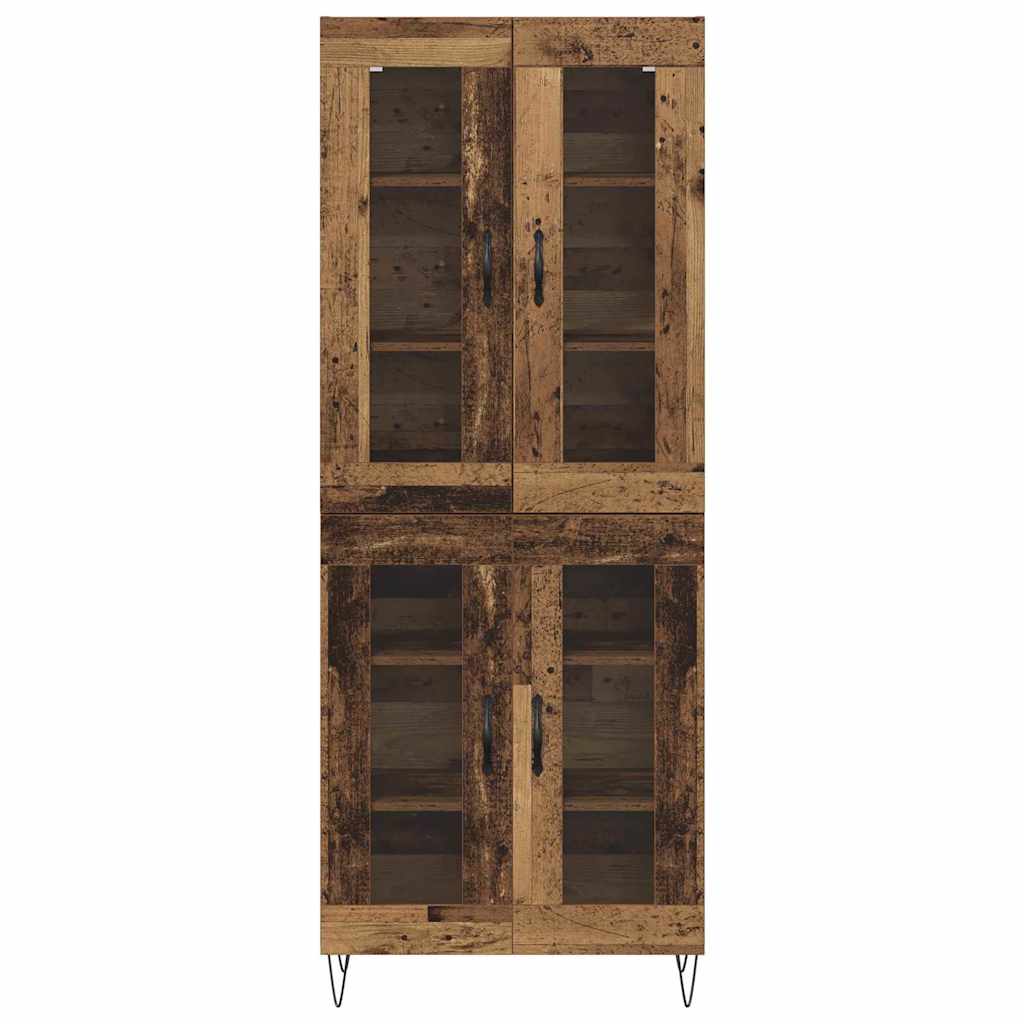Highboard Reclaimed Wood 69.5 x 34 x 180 cm Particle Board