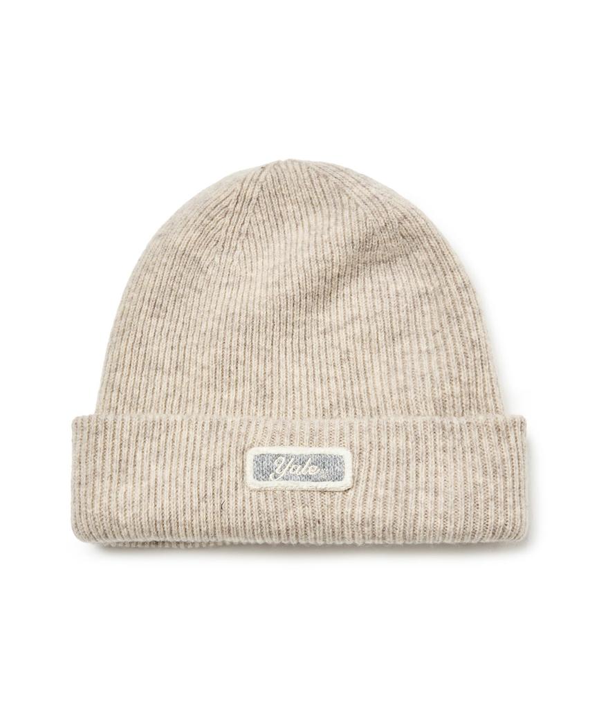 YALE Wool Knit Beanie_Beige