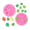 1Pc Leaves Shape Silicone Mold Diy Chocolate Silicone Baking Fondant Cake Decorating Tools Handmade Candle Mold