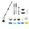 Handheld Telescopic Wireless Cleaning Brush Replaceable Head Window Cleaner  Bathroom