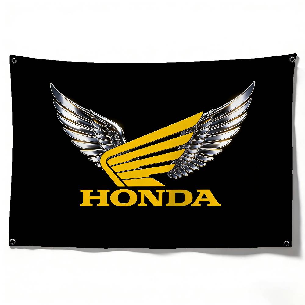 

Motorcycle For HONDA Decorative Flag High Quality Polyester Fade Resistant Machine Washable Indoor Outdoor Hanging Banner (as the picture,50x70cm)
