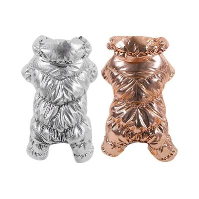 Warme Winter-Hundekleidung, Kragen, winddichter Overall für Hunde, Daunenmantel, wasserdicht, verdickter Parka, Hundeoverall, Welpen-Outfit, niedlich