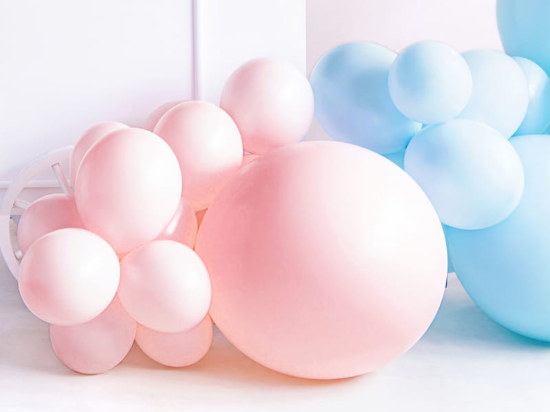 Partydeco Balon Okragly 60Cm Pastel Pale Pink