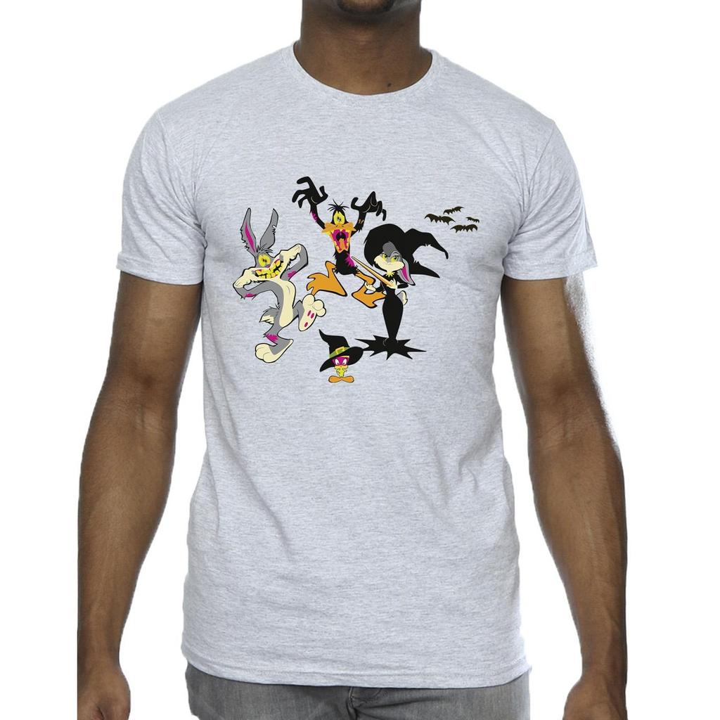 Looney Tunes Mens Halloween Friends T-Shirt