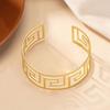 Geometric Hollow Bracelet Women'S Japan And Korea Simple Fashion Personalized Swastika C Character Jewelry