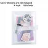 3/4/5/6/7inch Photo Album Plastic Star Card Holder Practical Card Collection Album  For Photos