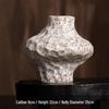 Jingdezhen Designer Wabi-Sabi Ceramic Flower Vase - Ornament Pottery Jar for Hydroponic Flowers and B&B Décor