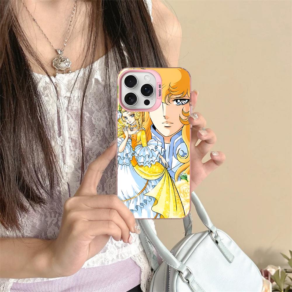 The Rose Of Versailles Phone Case For iPhone 16 15 14 13 12 11 Pro Max X XR XSMAX 8 7 Plus Matte Shockproof Back Cover