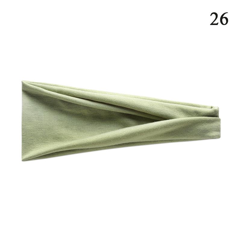 1 PC Women Headband Turban Solid Color Elastic Hair Bands Yoga Hairband Fashion Makeup Hair Hoop Hair Accessories