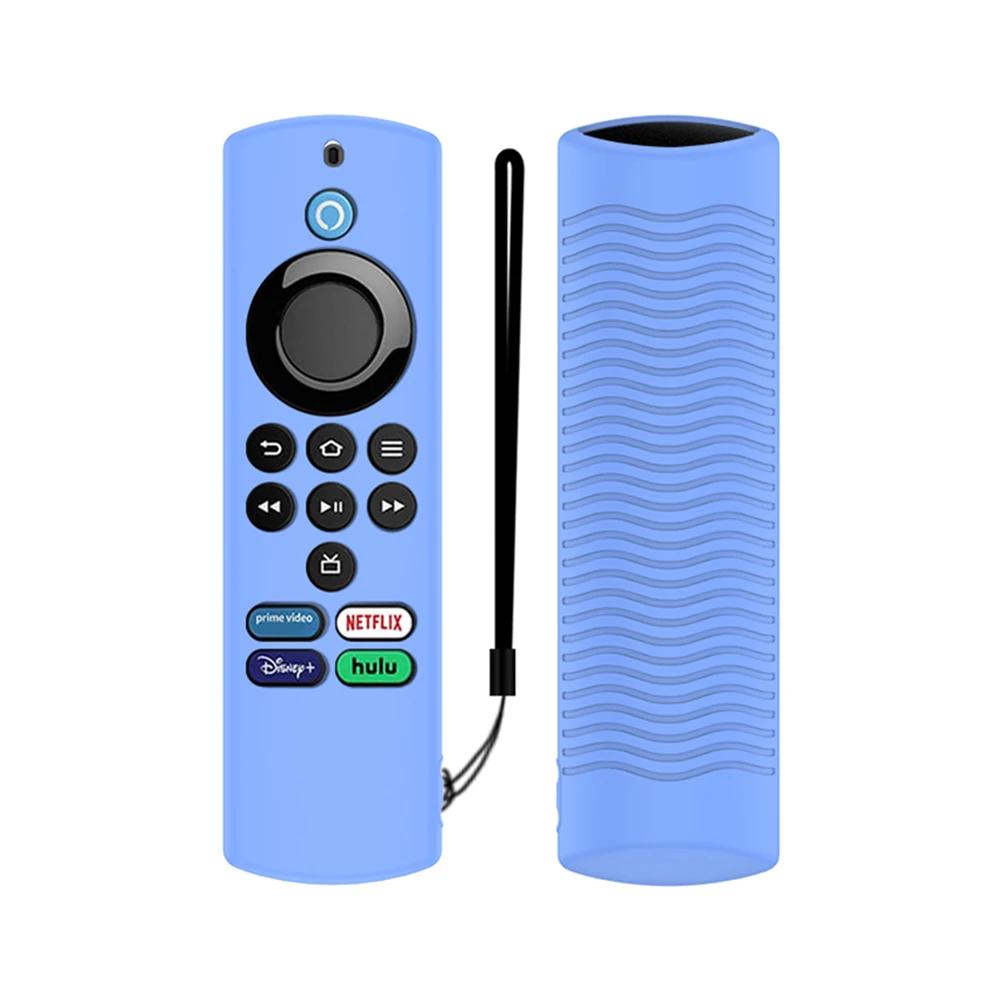 Silicone TV Remote Control Case for Amazon ALEXA Voice Fire TV Stick Lite 2rd Generation Shockproof Anti-Slip Protector Cover
