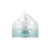 The cream smooths fine lines and evens out skin tone, while hyaluronic acid hydrates and nourishes the skin, leaving it soft and refined