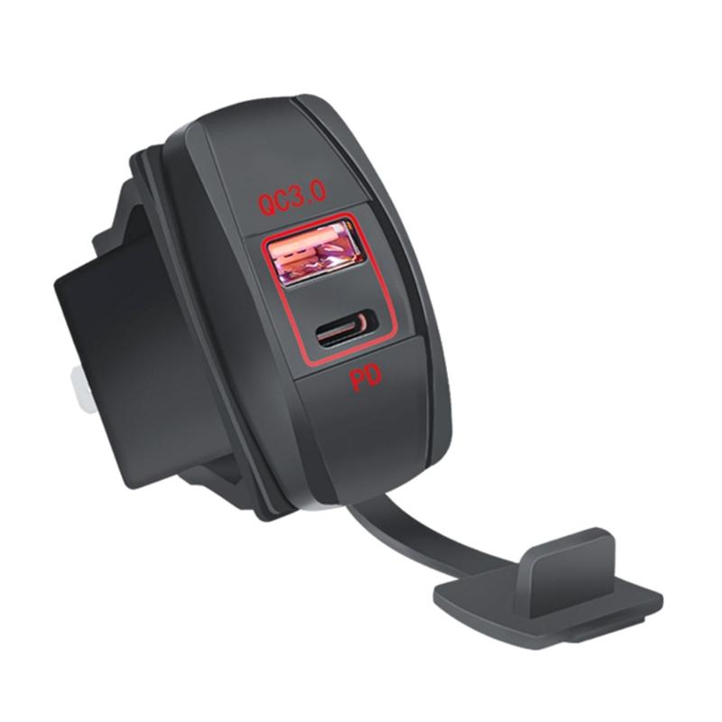 Car Chargers Marine Power Outlet 12V 24V Waterproof Adapter USB Charging Port