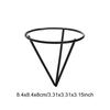 4 Pcs Avocado Seed Starter Rack Triangular Metal Bracket Avocado Growing Triangular Holder for Mason Jar of Wide-Mouth
