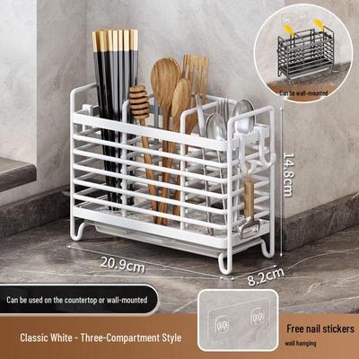 ZISIZ Wall-Mounted Kitchen Utensil Holder
