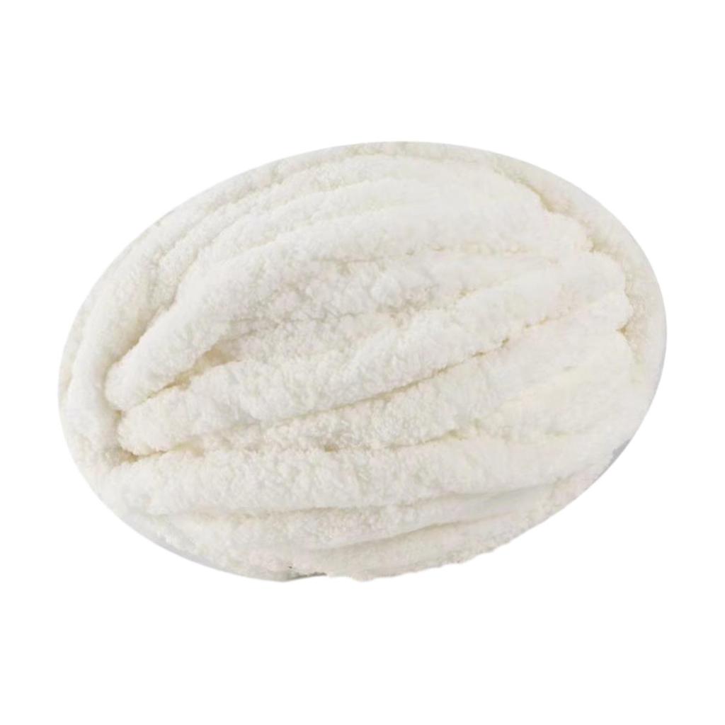 Thick Chunky Yarn Bulky Yarn Comfortable Knit Yarn Polyester Yarn for Knitted Blanket Mat Weaving Scarf DIY Craft Cushion