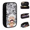 Custom Kawaii One P-Pieces Luffy Manga Pencil Cases for Boys Girls Large Storage Pencil Pouch Stationery