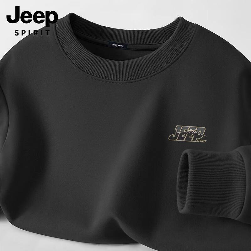 

JEEP SPIRIT Men s Mountain Logo Crewneck Sweatshirt 3XL