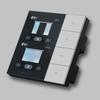 Smart Wall Switch For TuyaZigbee 3.5 Inch Touch Screen 4 Groups Switch 8-way Four Operate Up Curtains Smart Electronics