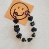 Kurze Handgemachte Wollblume Liebes Tasche Perlen Anhänger Internet Berühmtheit Handy Lanyard Tragbare Kette Lanyard