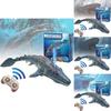 Exciting 24g Remote Control Floating Water Dinosaur Toy With Spray Feature For Kids