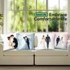 4pcs Setwedding Anniversary Gift Cushions Pillowcase Polyester Cushion Cover Throw Pillow Pillowcover Home Car Sofa Decor