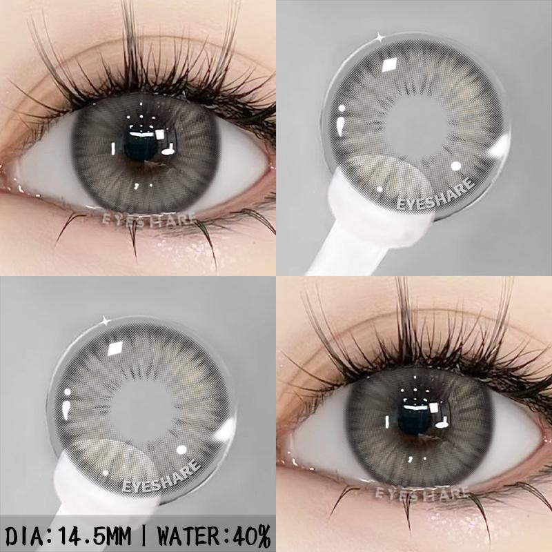 1 Pair Colored Pupils Makeup Green Contact Lenses Beauty Blue Eye Lenses Cosmetic Brown Natural Pupils Gray Contacts