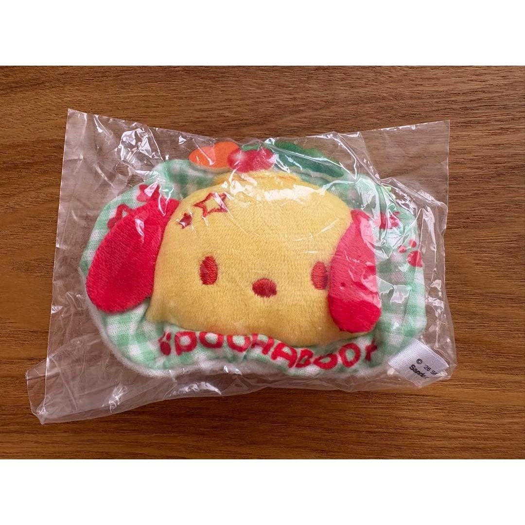 New and unused Sanrio Gachagacha Pochacco Mascot Plush Toy Omelet Rice
