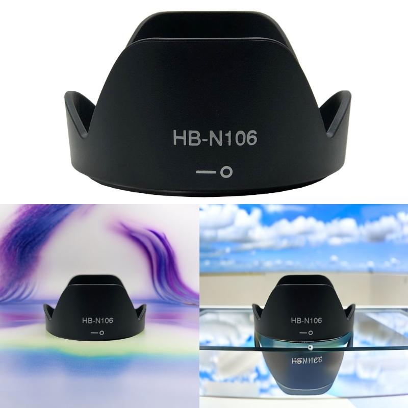 Lens Hood for DSLR Camera Lens HB-N106 Sunshade Reversible- for AF-P DX 18-55mm f/3.5-5.6G Outdoor Photography