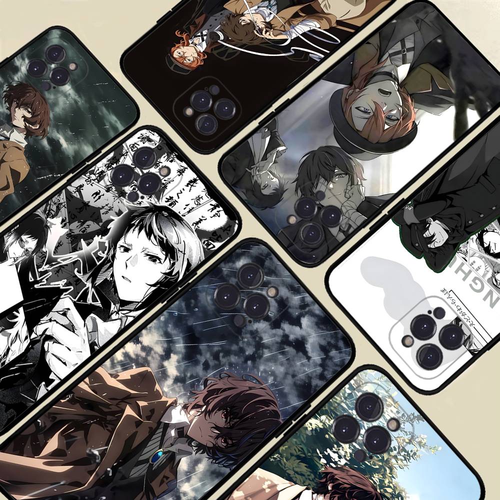 Bungo Stray Dogs Anime Phone Case For iPhone 16 15 14 13 12 Mini 11 Pro XS Max X XR SE 6 7 8 Plus Soft Silicone Cover