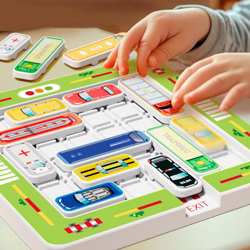 Autospielzeug Rennspielzeug Labyrinth Huarong Road Kinderrätsel Denktraining Konzentrationsfähigkeit Mehrfachherausforderung Ausbruchsspiele