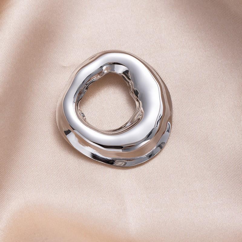 European Minimalist Gold Sunflower Seed Water Drop Stainless Steel Brooch