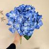 Hydrangea Flowers Silk Realistic Bouquet For Wedding Decor Photo Props Gift