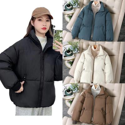 New Short Section Thickened Down Cotton Jacket Female Casual Loose Cotton Jacket Winter