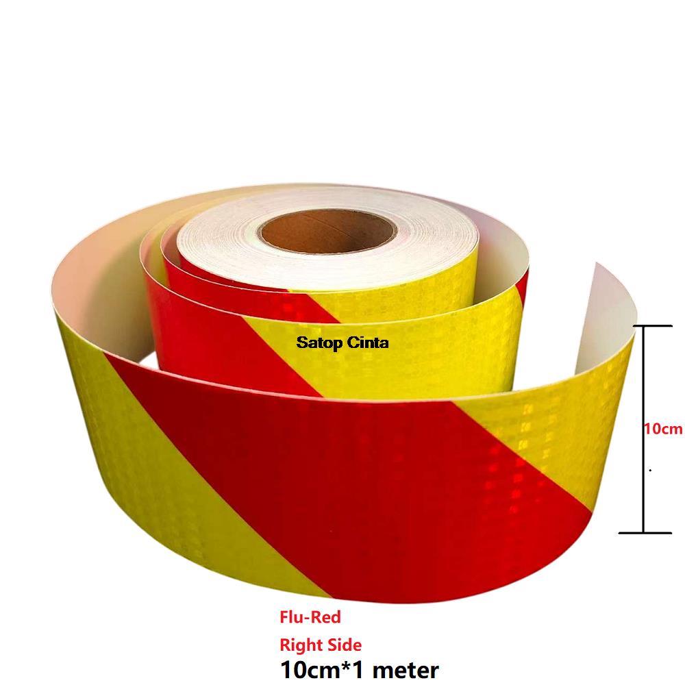 10cm*1m DIY Twill Reflective Car Stickers Waterproof PVC Honeycomb Adhesive Reflectors Tape Warning Safety Strips For Motrocycle