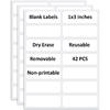 SVNOOC Multi-Use White Board Dry Erase Board Stickers for Wall Refrigerator Door Home Office Classroom, Reble Lapboards, 8.5x11 inches, 3 Pack