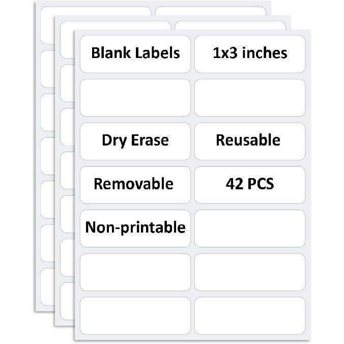 SVNOOC Multi-Use White Board Dry Erase Board Stickers for Wall Refrigerator Door Home Office Classroom, Reble Lapboards, 8.5x11 inches, 3 Pack