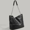 2024 Autumn Winter New Niche Design Single Shoulder Crossbody Bag Vintage High-end Soft Leather Versatile Bucket Bag Tote Bag