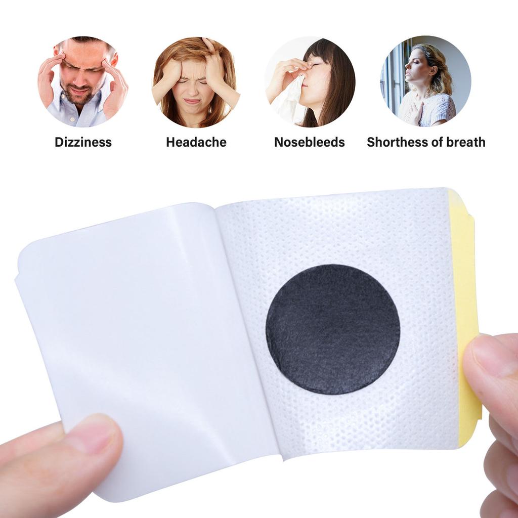 10Pcs Hypertension Patches Extract Lower Blood Pressure Promote Blood Circulation Hlth Care