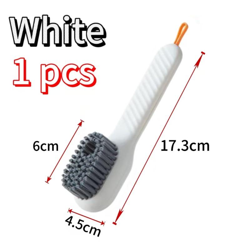 1/2Pc Cleaning Brush Soft-bristled Liquid Shoe Brush Long Handle Clothes Brush Multifunctional Shoe Cleaner Cleaning Accessories